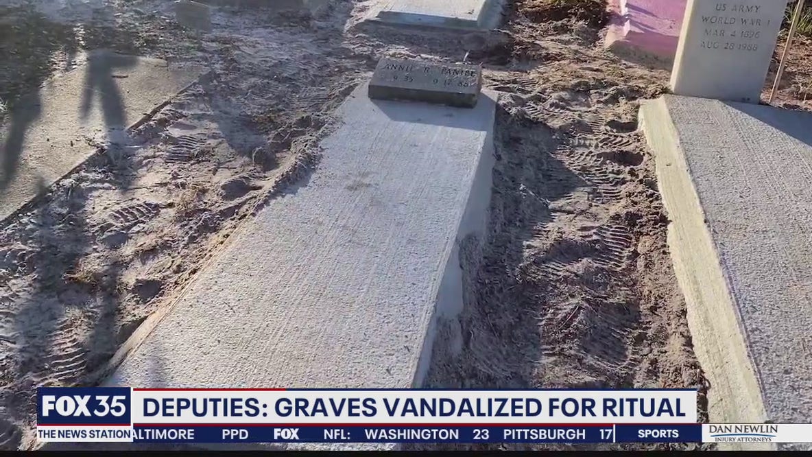 Graves vandalized at Lake County cemetery